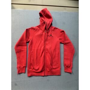 Air Jordan Full ZIP-UP Hoodie Men Jacket Sz S Red Brand New